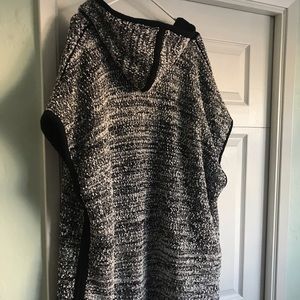 New York & Company long zip knit vest